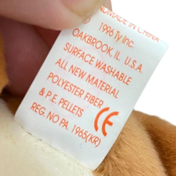 Vintage 1996 Ty Beanie baby Kangaroo with baby named Pouch - Picture 15 of 15